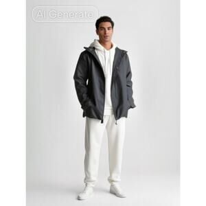 RAINS, rain Jacket W3, Black, NWT, Size XL